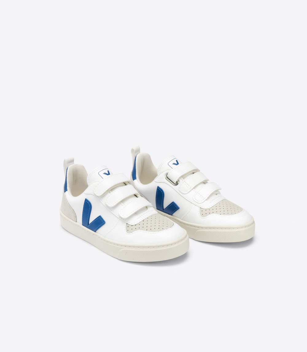 Veja Trainers Kids White - V-10 Velcro Cwl - ZMSF-17543